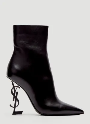 Saint Laurent Opyum YSL Heeled Boots