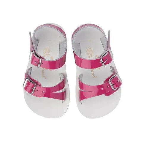 Salt Water Sandals Fuchsia Sea Wee Baby Sandals