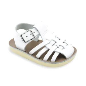 Salt Water Sandals White Sailor Toddler Sandals