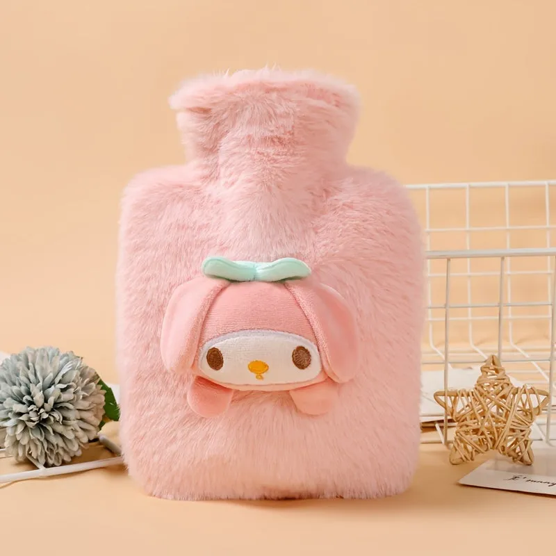 Sanrio 1Pc Hot Water Bottle: Adorable Kitty, Hello Kitty, and Friends Design - Perfect for Winter, Christmas, and Any Party!