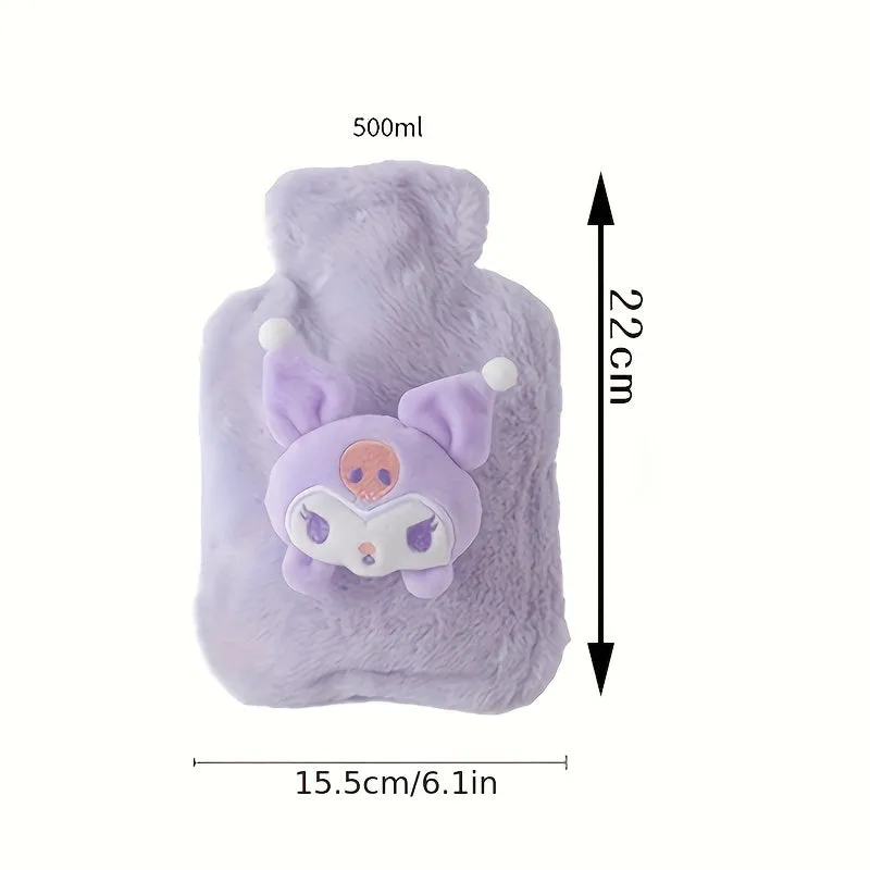 Sanrio 1Pc Hot Water Bottle: Adorable Kitty, Hello Kitty, and Friends Design - Perfect for Winter, Christmas, and Any Party!