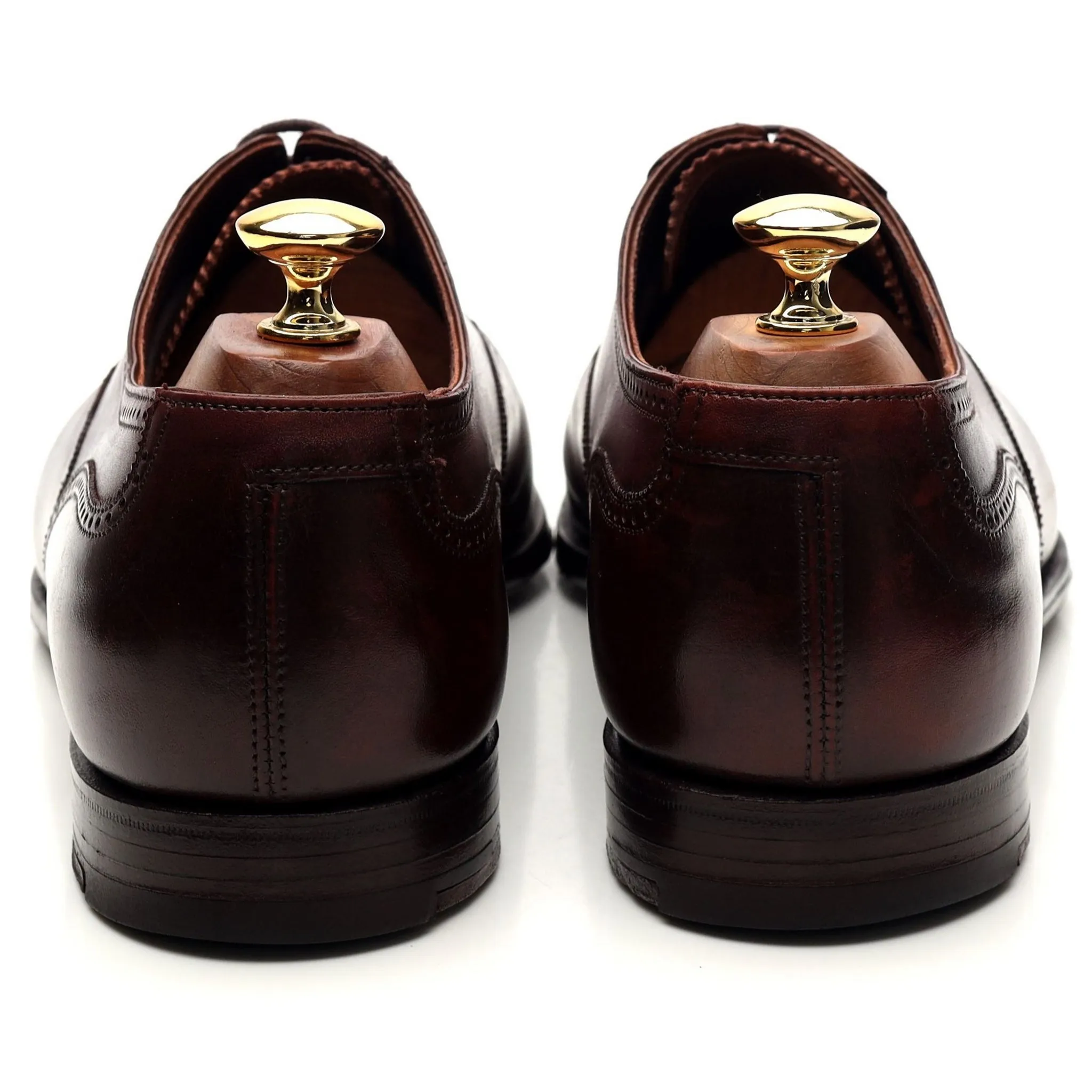 'Selborne' Brown Leather Oxford Brogues UK 8.5 E