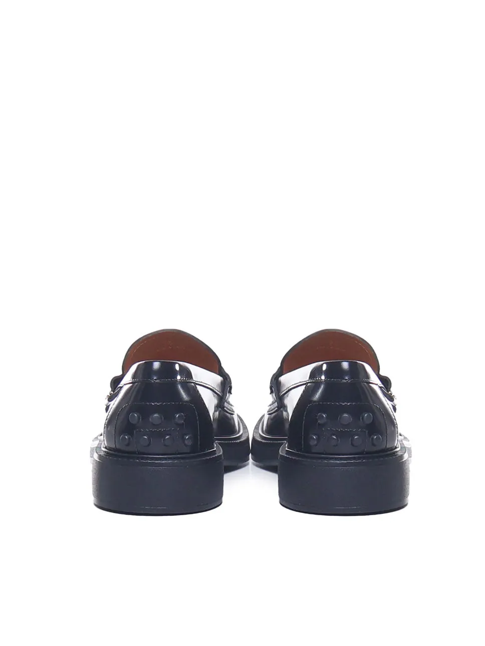 Shiny Black Patent Leather Loafers