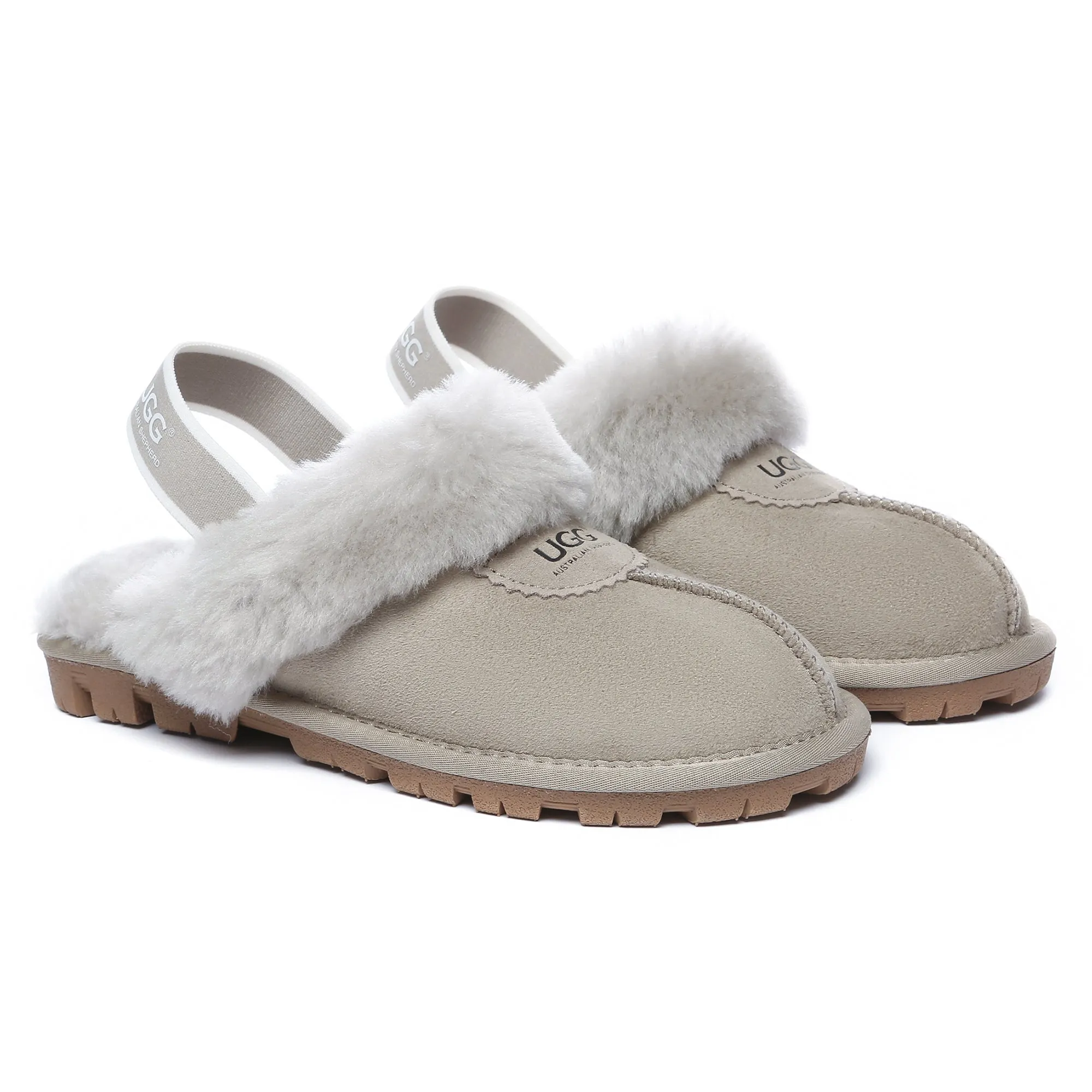 Slingback Premium Anti-Slip UGG Slippers