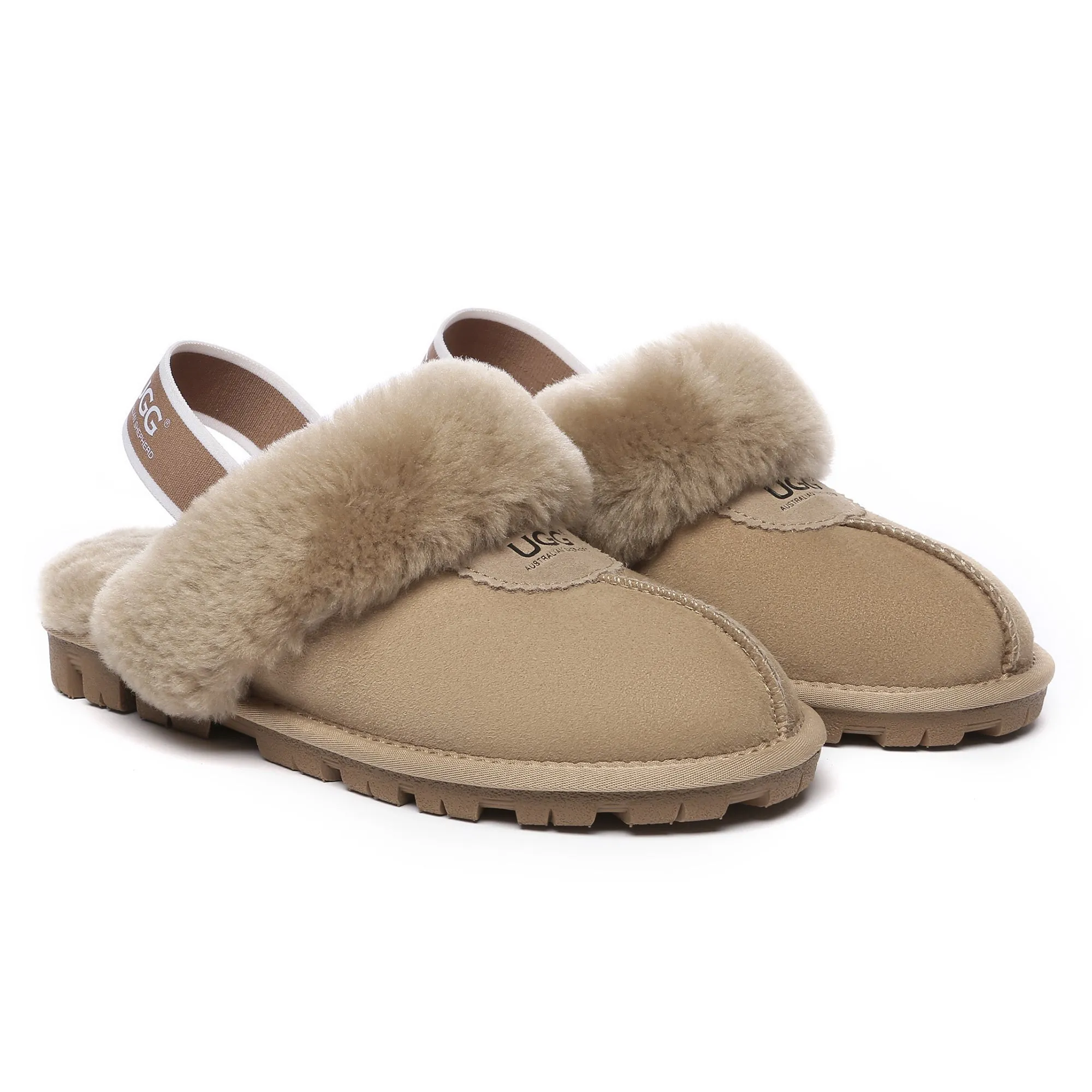 Slingback Premium Anti-Slip UGG Slippers