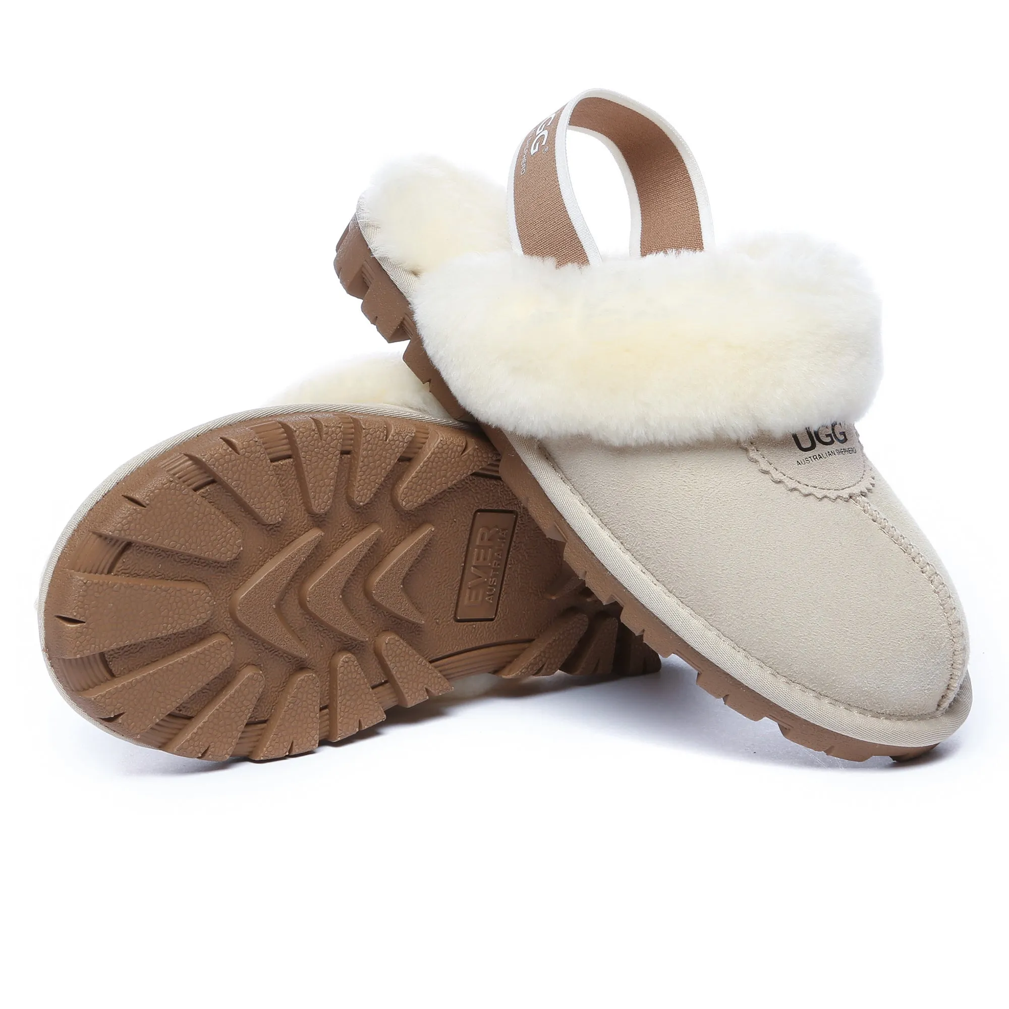 Slingback Premium Anti-Slip UGG Slippers