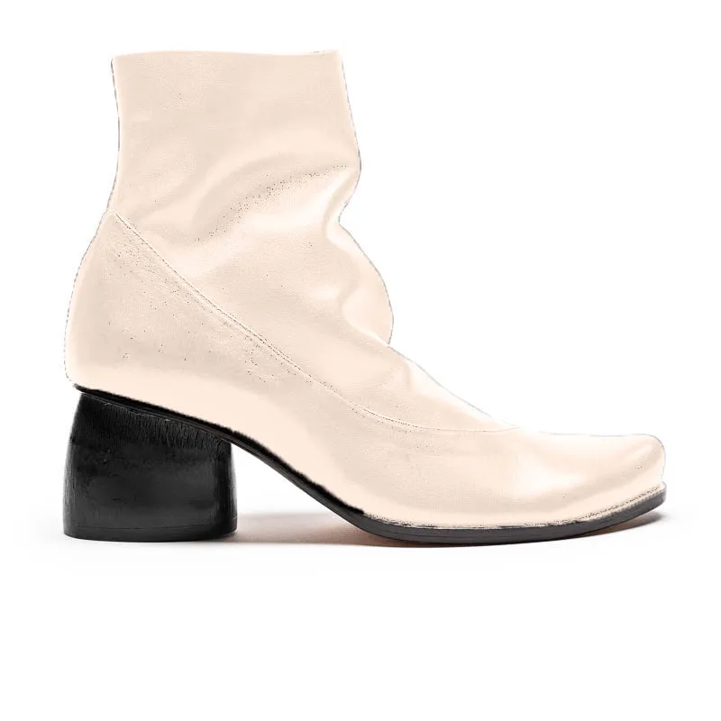 SS24 MANUELA Off-white | Leather Boots