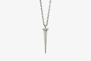 Sterling Silver Tough as Nails Necklace