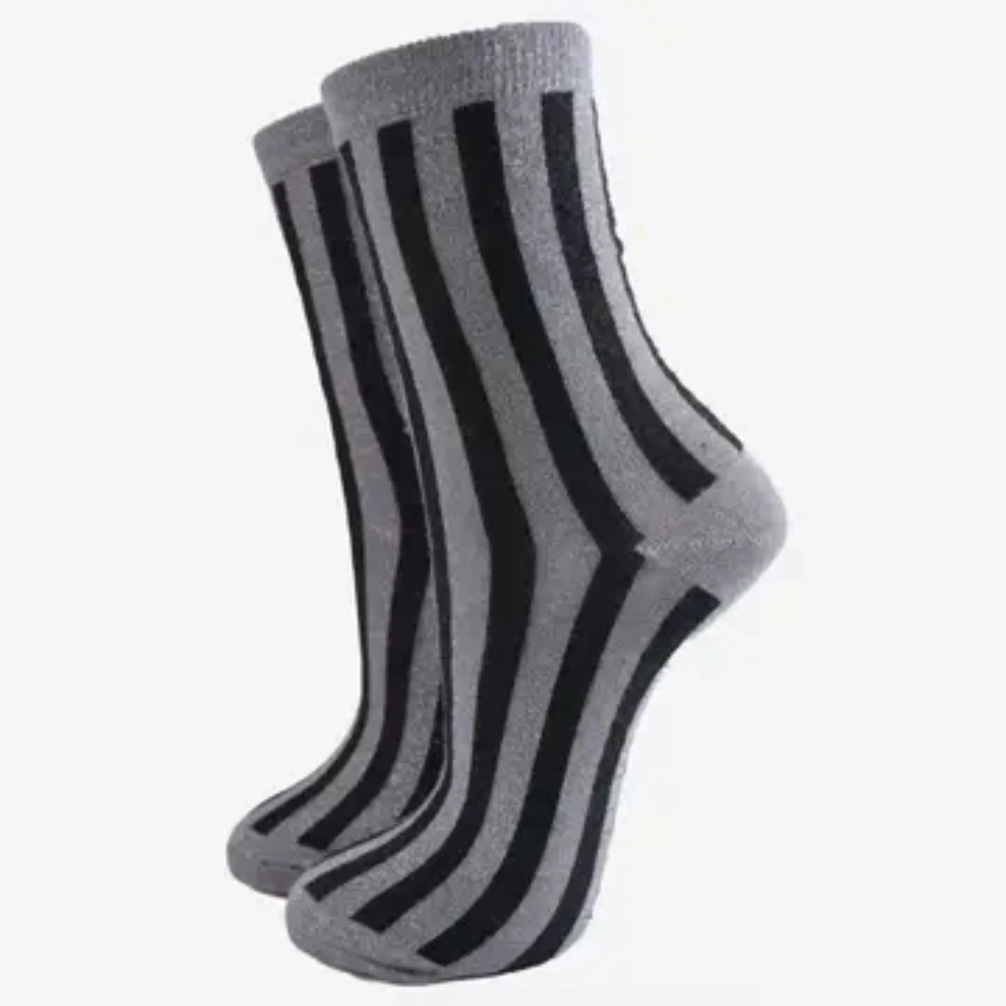 Striped Sparkly Socks