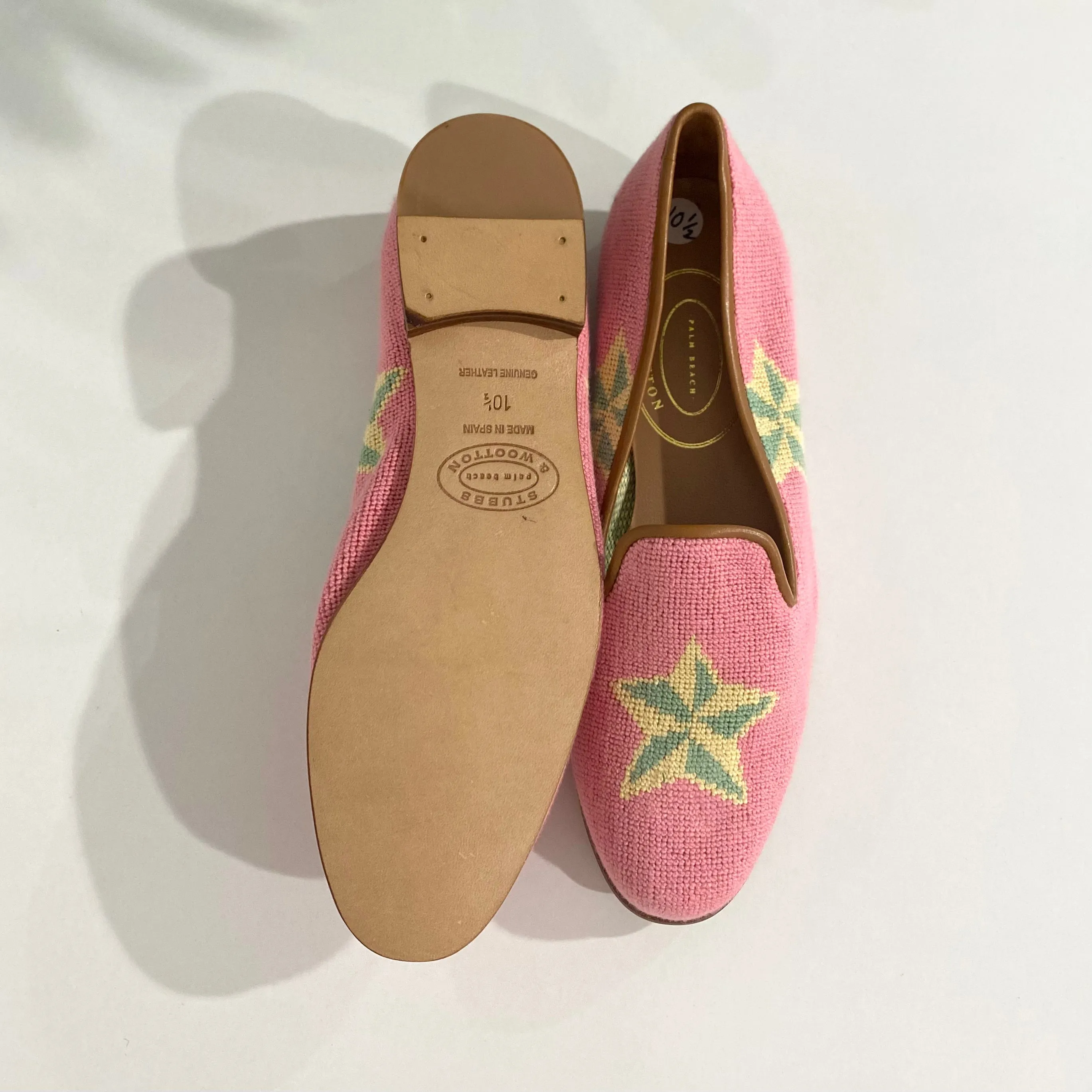 Stubbs & Wootton Pastel Stars Loafers size 10.5