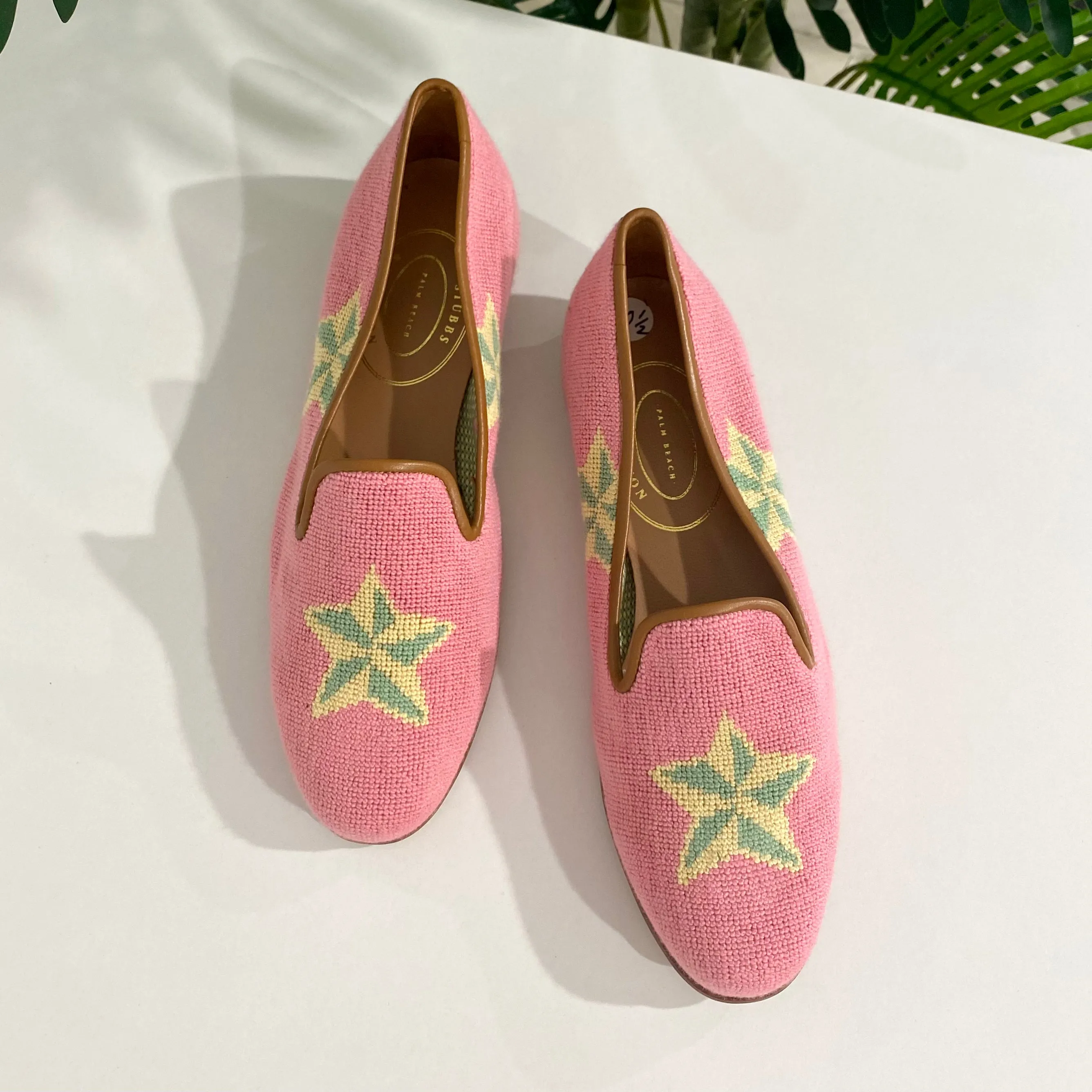 Stubbs & Wootton Pastel Stars Loafers size 10.5