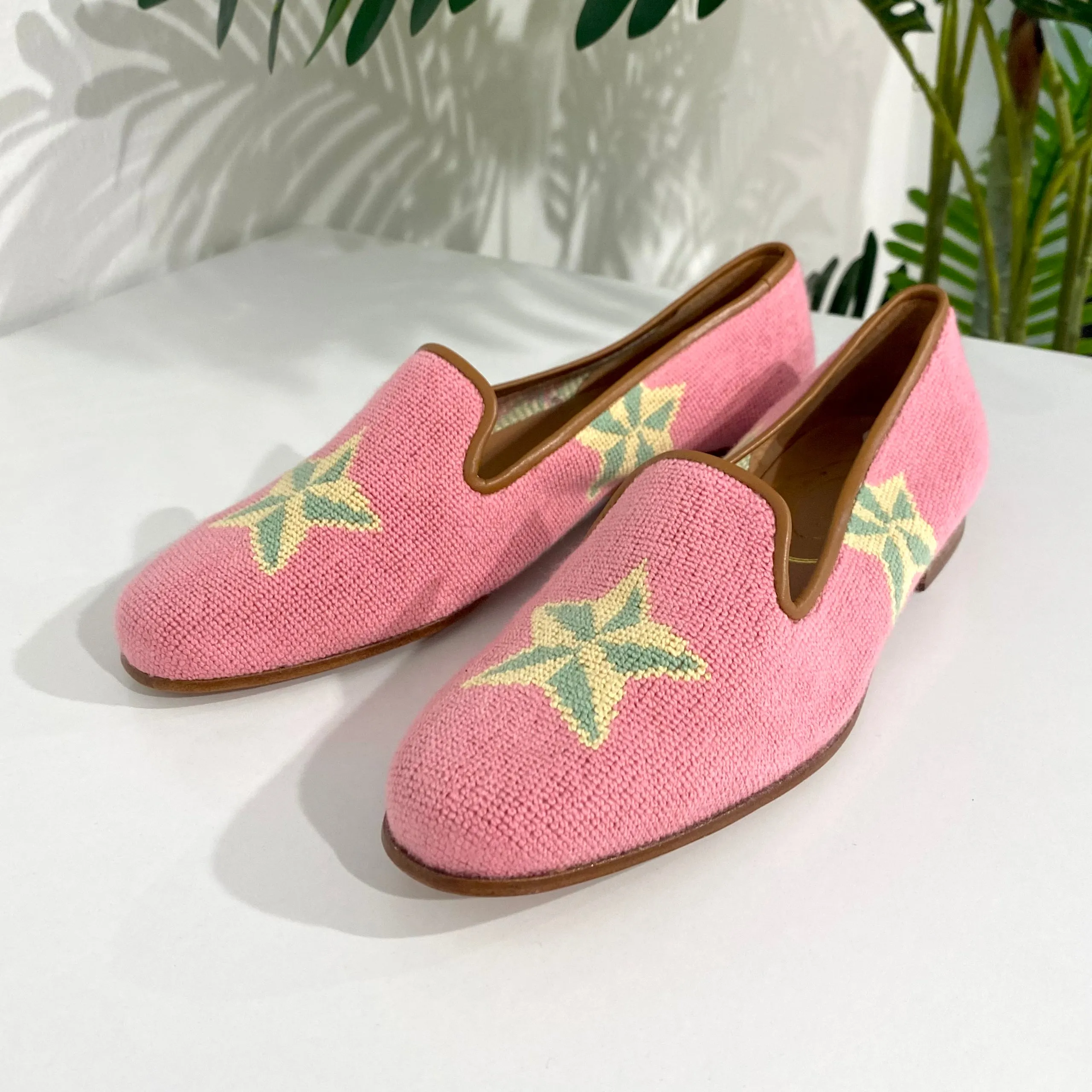 Stubbs & Wootton Pastel Stars Loafers size 10.5