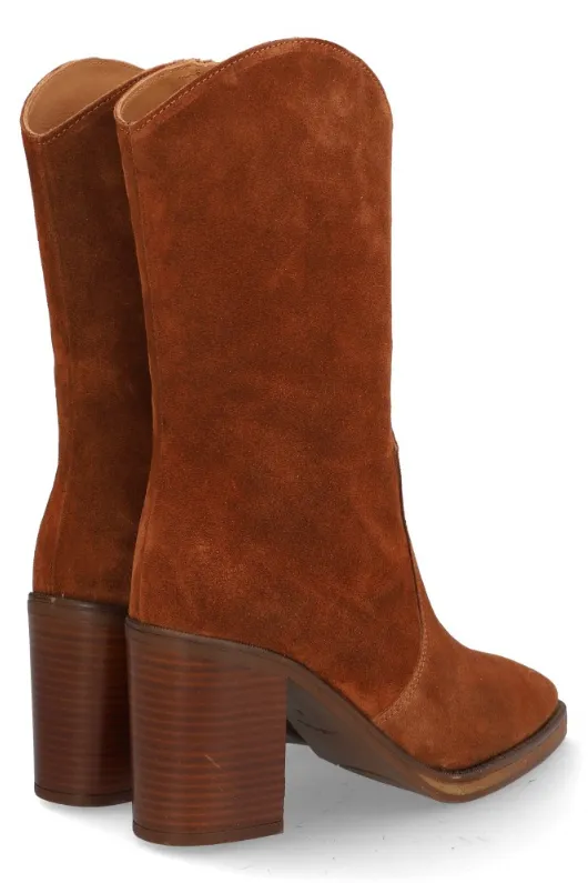 Suede Heeled Boots