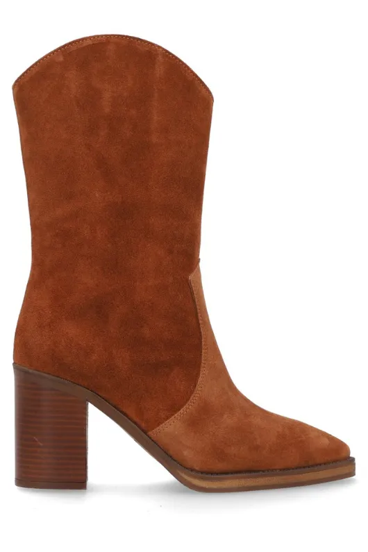 Suede Heeled Boots