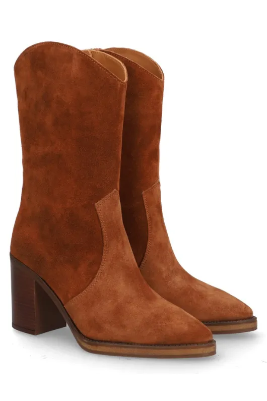 Suede Heeled Boots