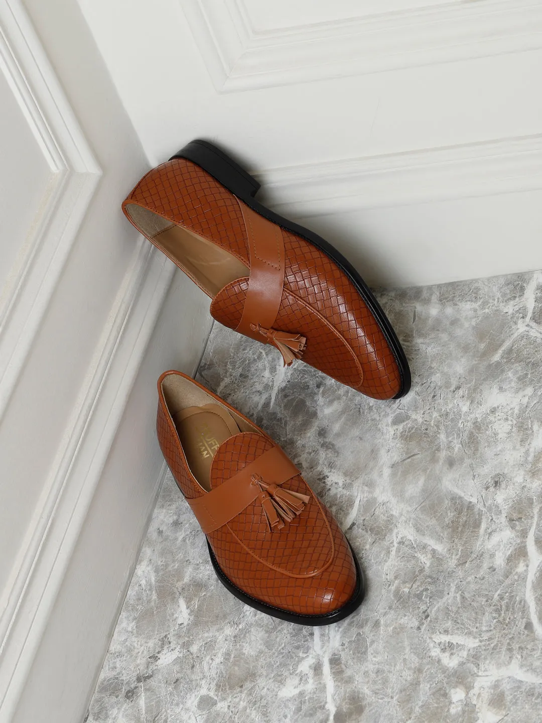 Tan PU Men Loafers (TC-SM-5027-TANPU)