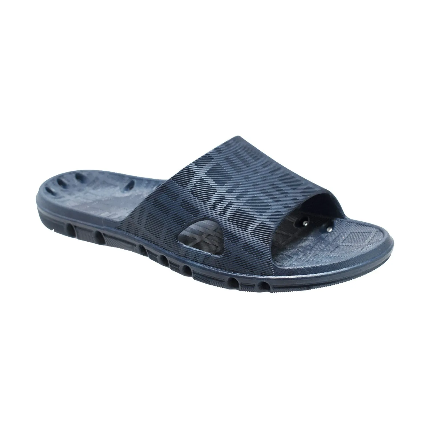 Tecs Womens Slide Navy Sandals Shoes