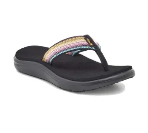 Teva Women's Voya Flip Flop Sandal - Black Multi