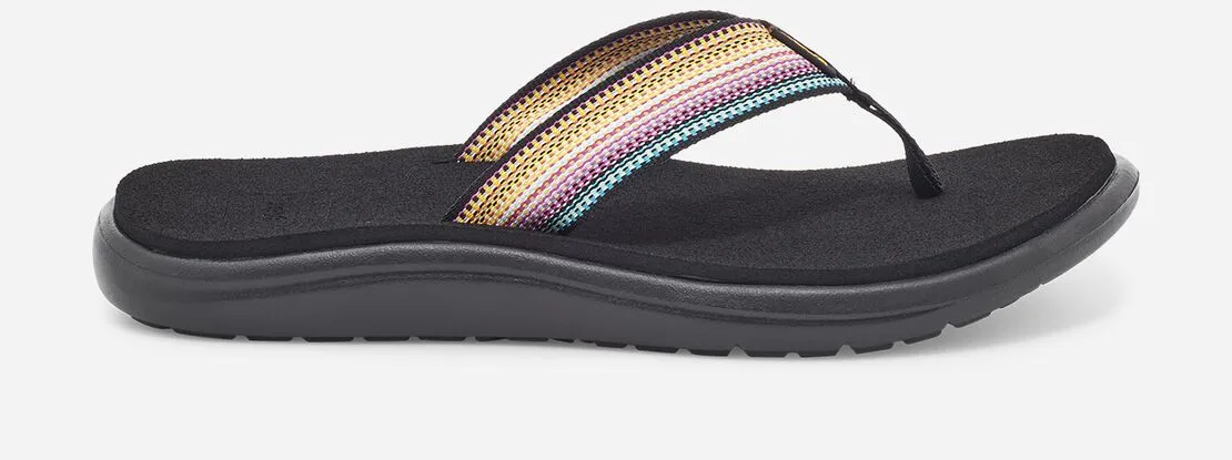 Teva Women's Voya Flip Flop Sandal - Black Multi