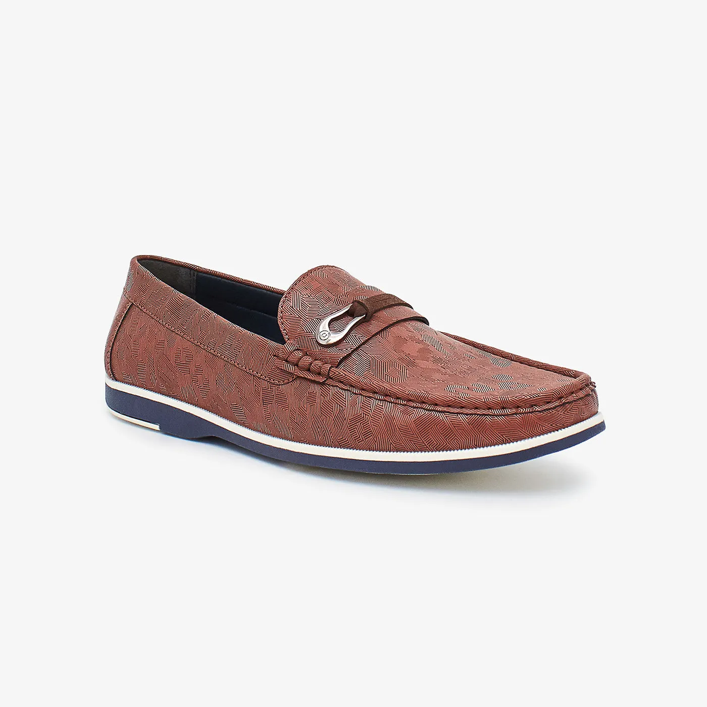 Textured Mens Loafers