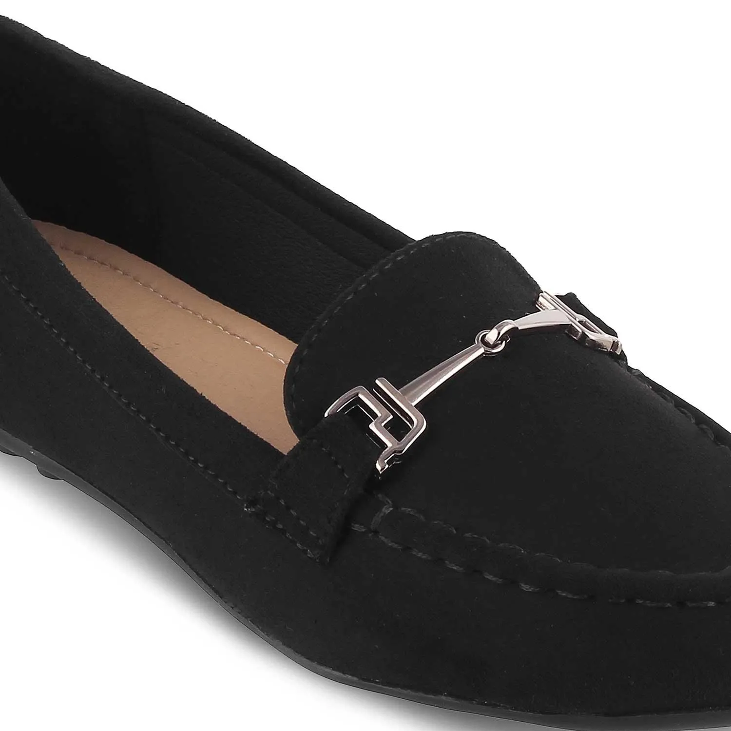 The Angelus Black Women's Dress Loafers Tresmode