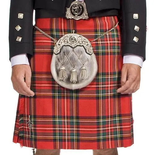 The Clansman Prince Charlie Jacket Full Dress Clan Crested Heavyweight Kilt Outfit - Made to Order