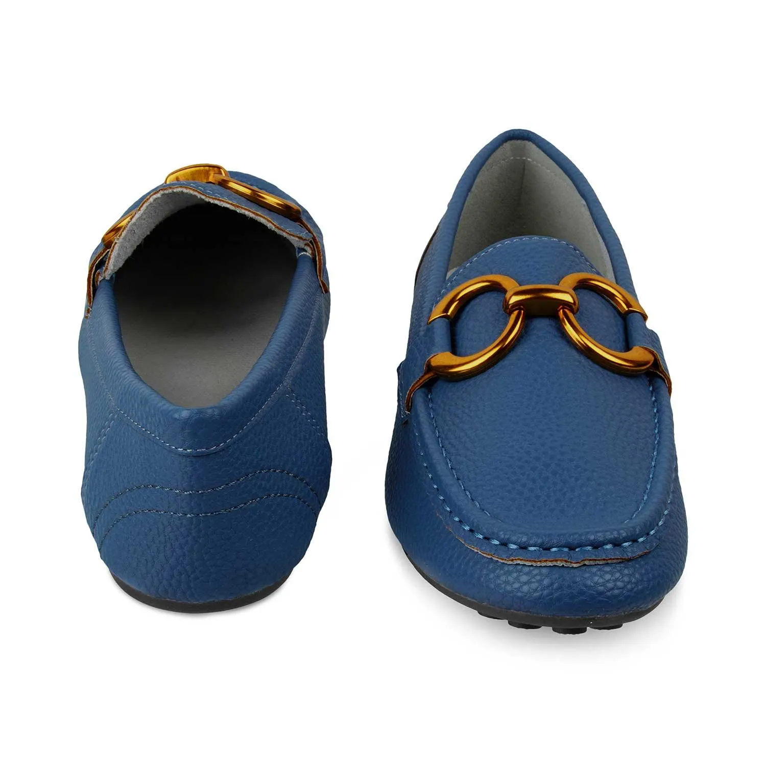 The Wigo Blue Women's Dress Loafers Tresmode