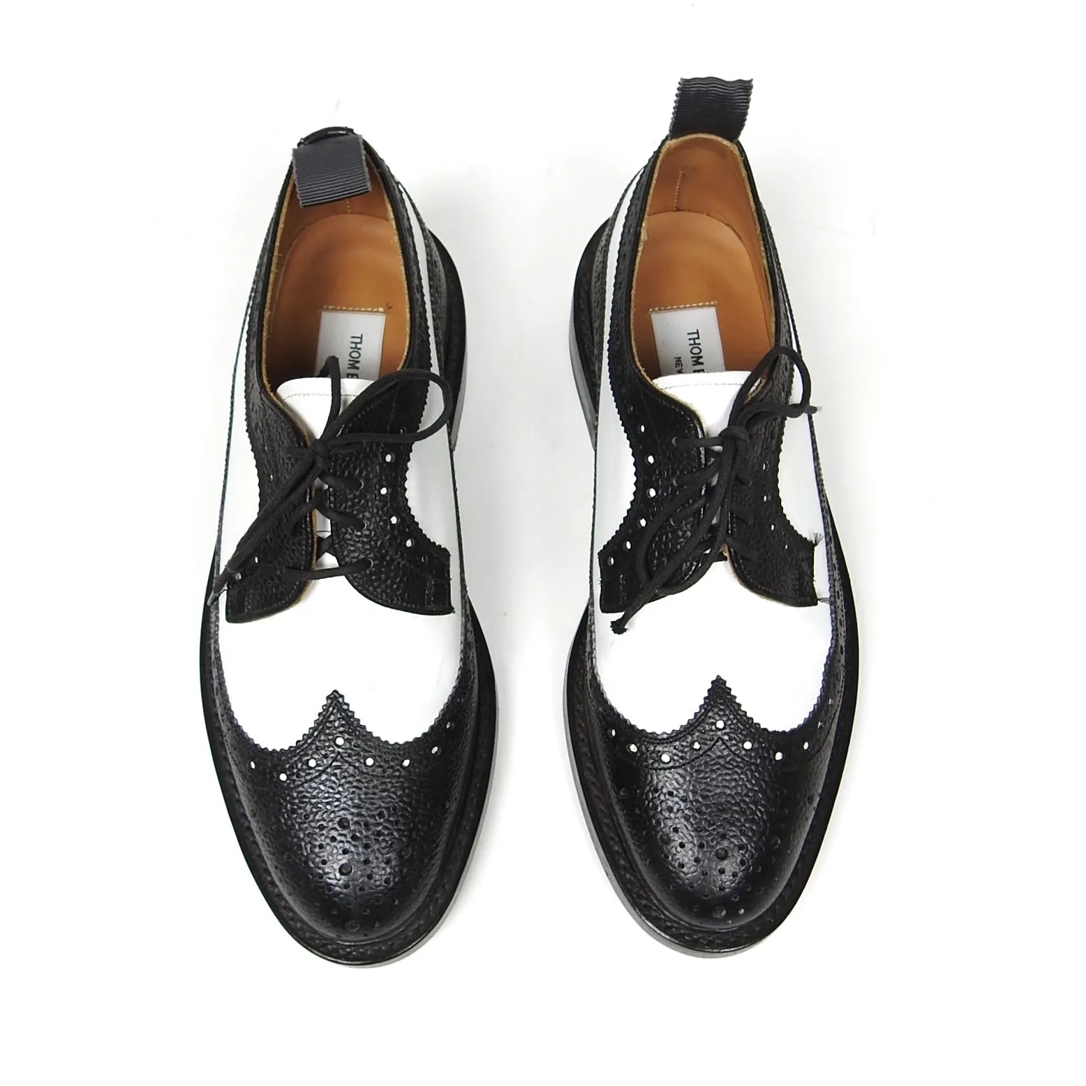 Thom Browne Pebbled Spectator Brogues Size 8.5