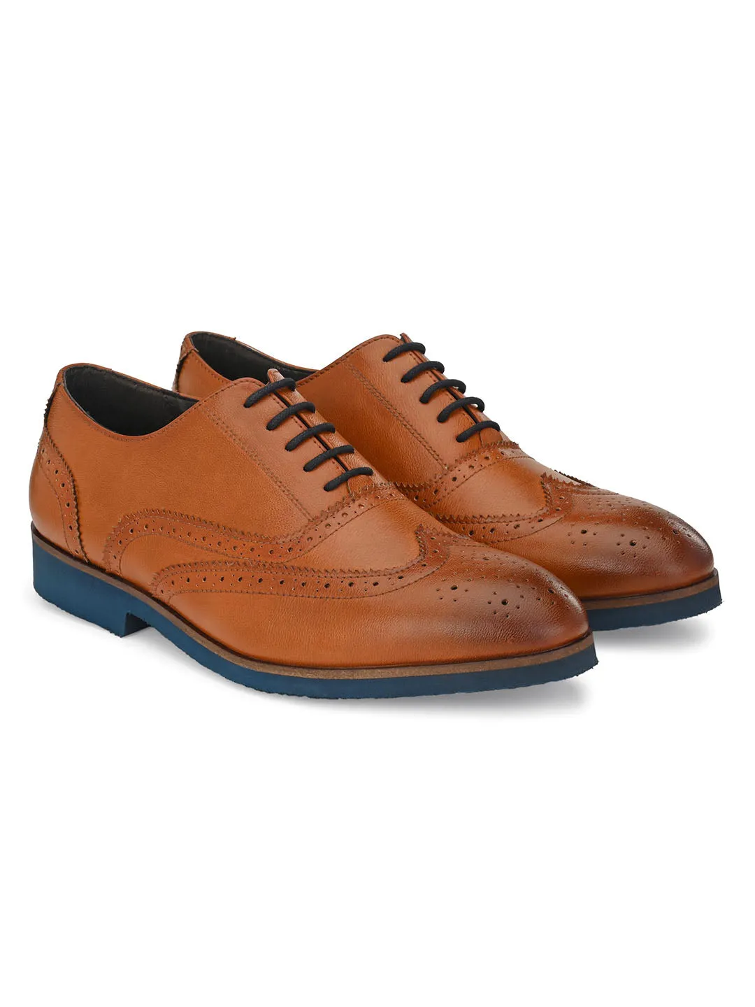 Topliner Tan Brogues