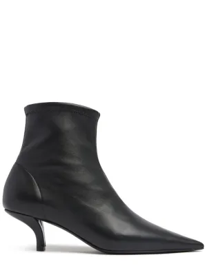 Toteme   55mm The Heeled Sock leather boots 