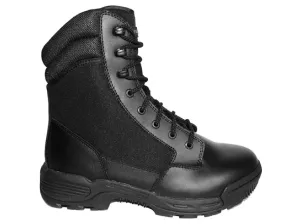 Tracerlite Mens 8 Inch Leather Cordura Boots Side Zip <BR> ET1002