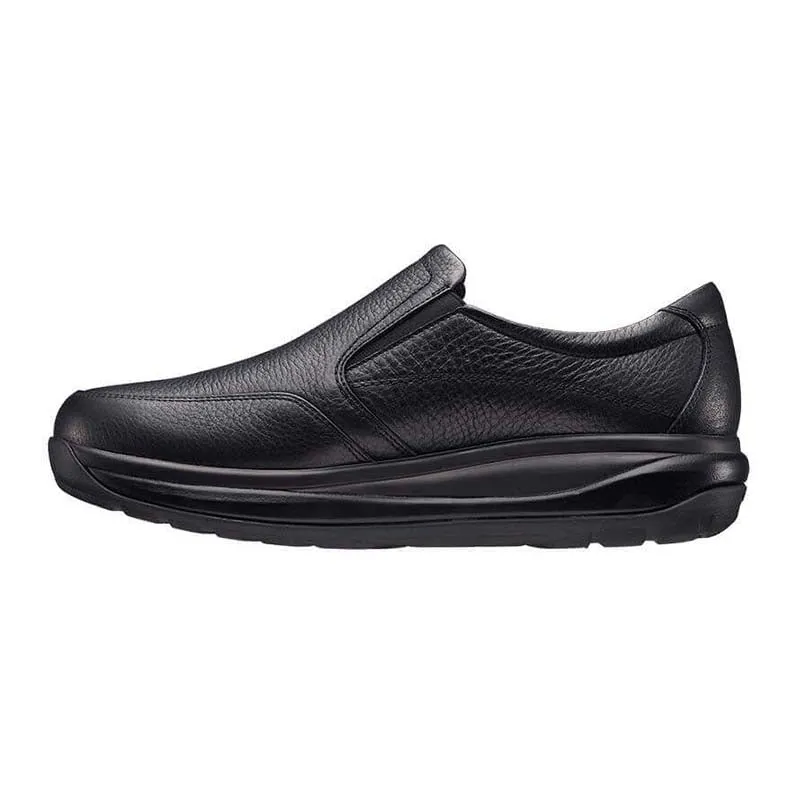 Traveler II Wide Fit Men's Leather Easy Slip On Flat Shoe