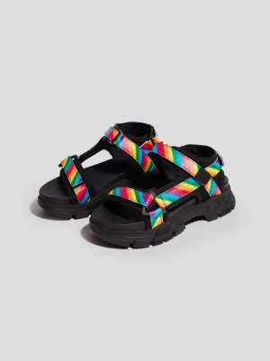 Travis Sandals in Rainbow