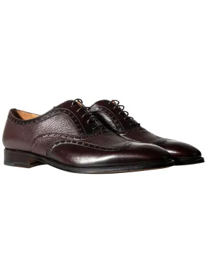 Trento Deerskin Brogue Burgundy