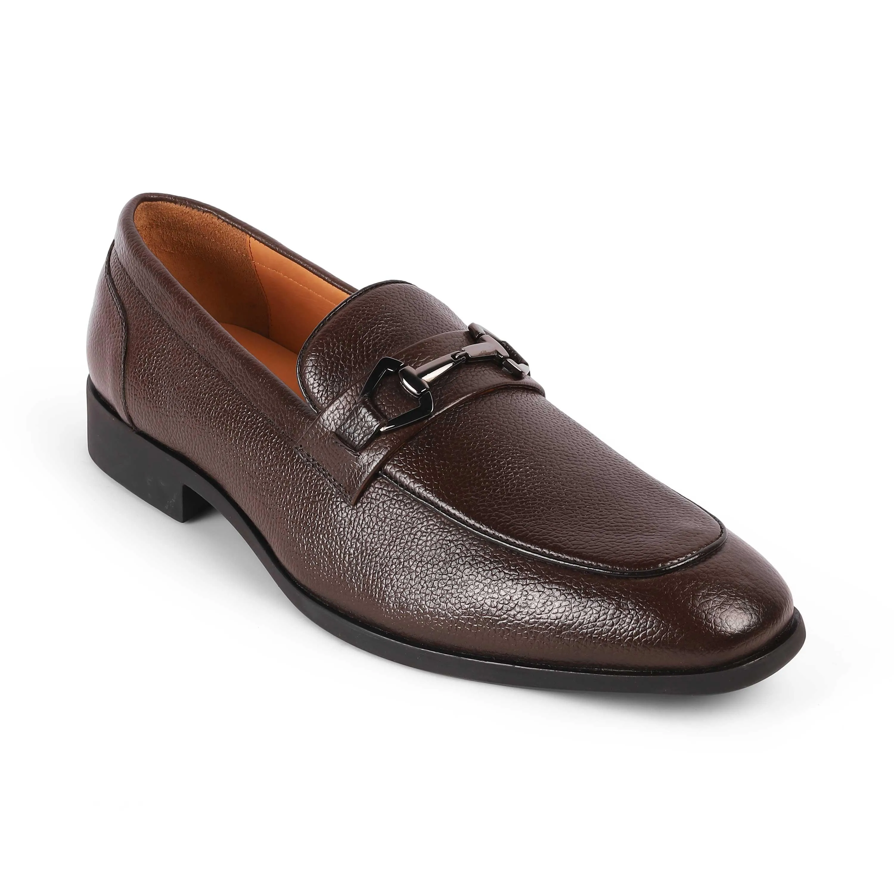 Tresmode Antli Brown Men's Leather Loafers