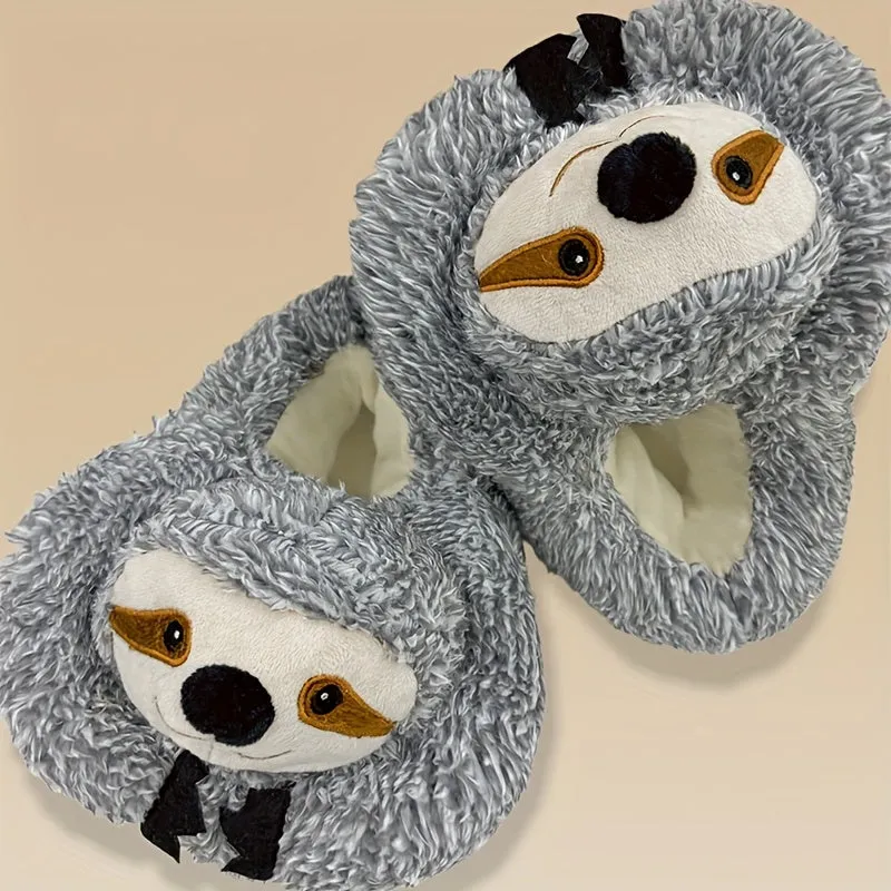 Ultimate Sloth Plush Slippers - Ultra-Soft & Cozy, Anti-Slip Soles, Fuzzy Lined for Ultimate Comfort - Adorable Indoor Shoes - Perfect Lounging Companion & Uniquely Novelty Gift