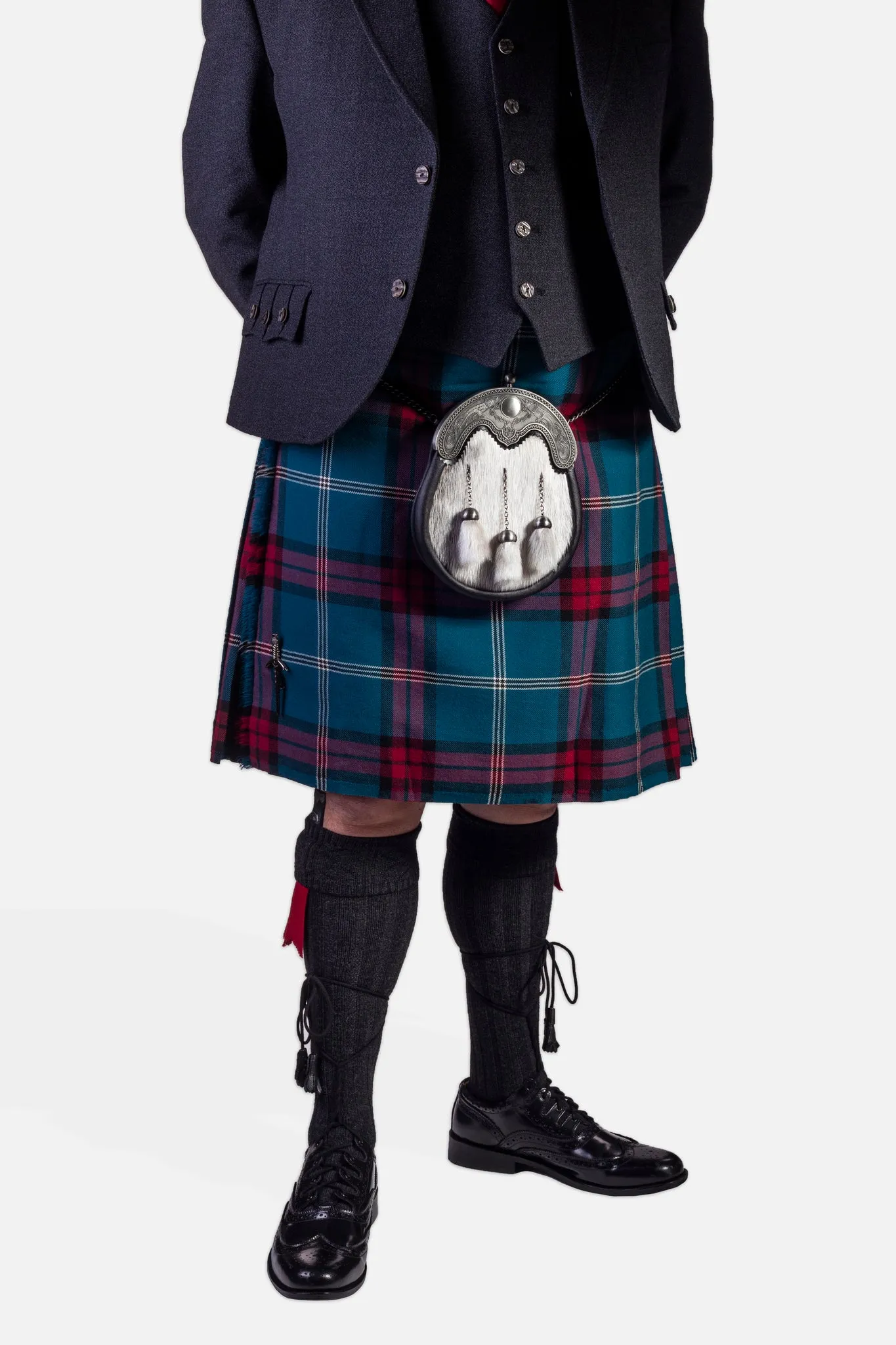 University of Edinburgh / Charcoal Holyrood Kilt Hire Outfit