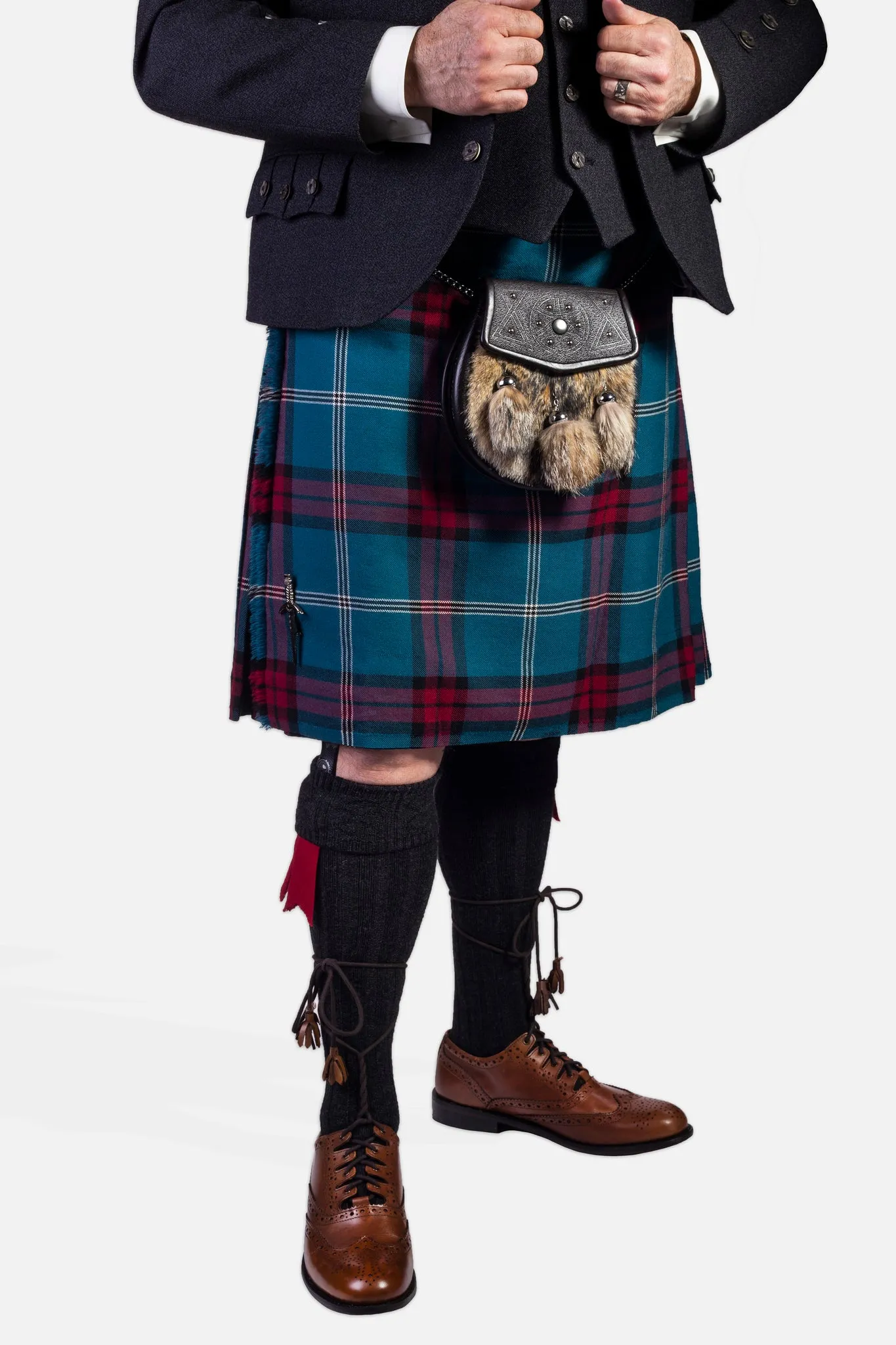 University of Edinburgh / Charcoal Holyrood Kilt Hire Outfit