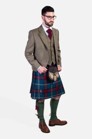 University of Edinburgh / Lovat Nicolson Tweed Kilt Hire Outfit