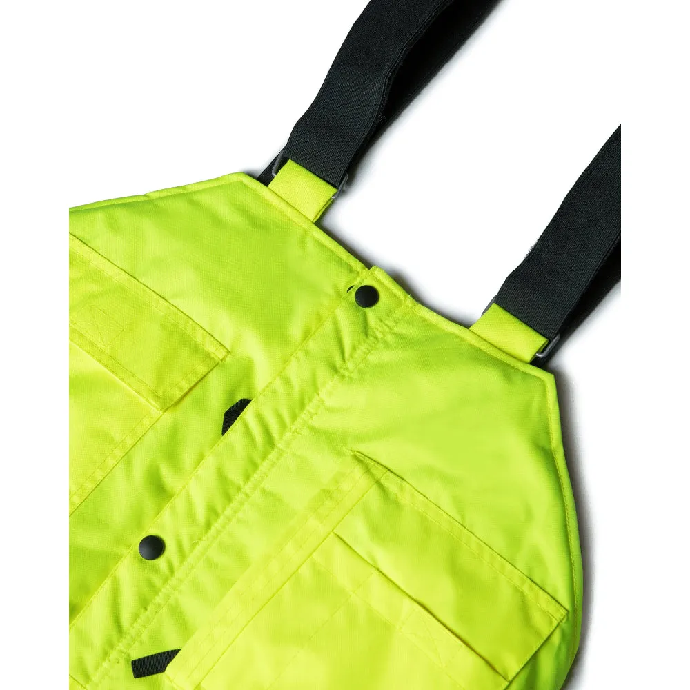 Utility Pro Hi Vis Class E Teflon Quilted Lined Bib Overalls - UHV500