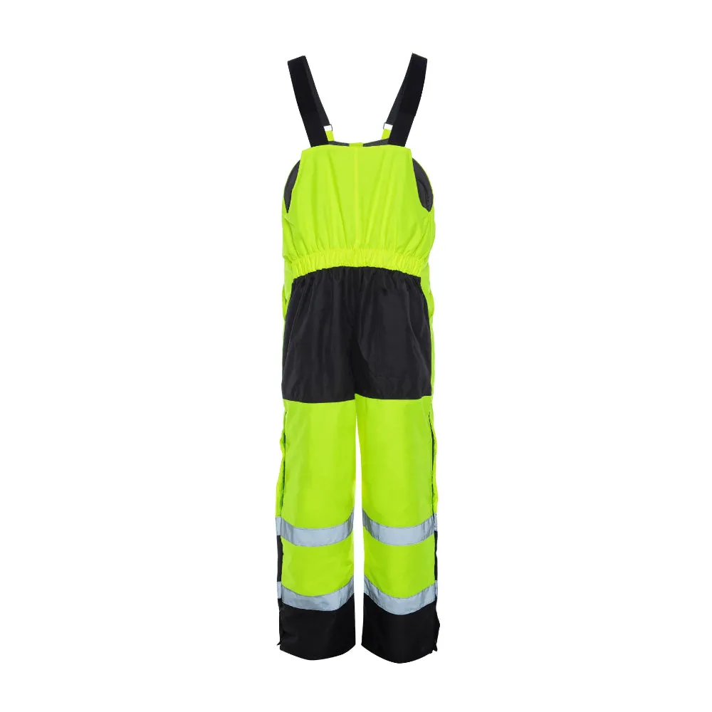 Utility Pro Hi Vis Class E Teflon Quilted Lined Bib Overalls - UHV500