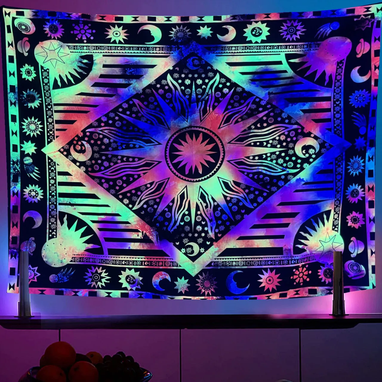 UV Light Emitting Neon Hanging Cloth | Brodtica.com