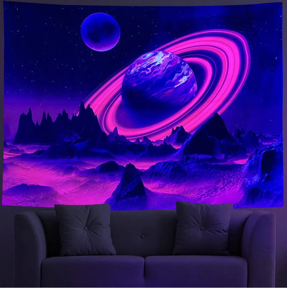 UV Light Emitting Neon Hanging Cloth | Brodtica.com