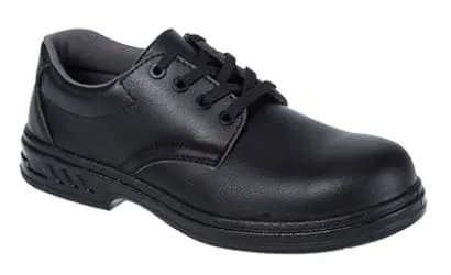 Vegan Microfibre Laced Safety Shoe S2 sizes 34 -48 Portwest FW80