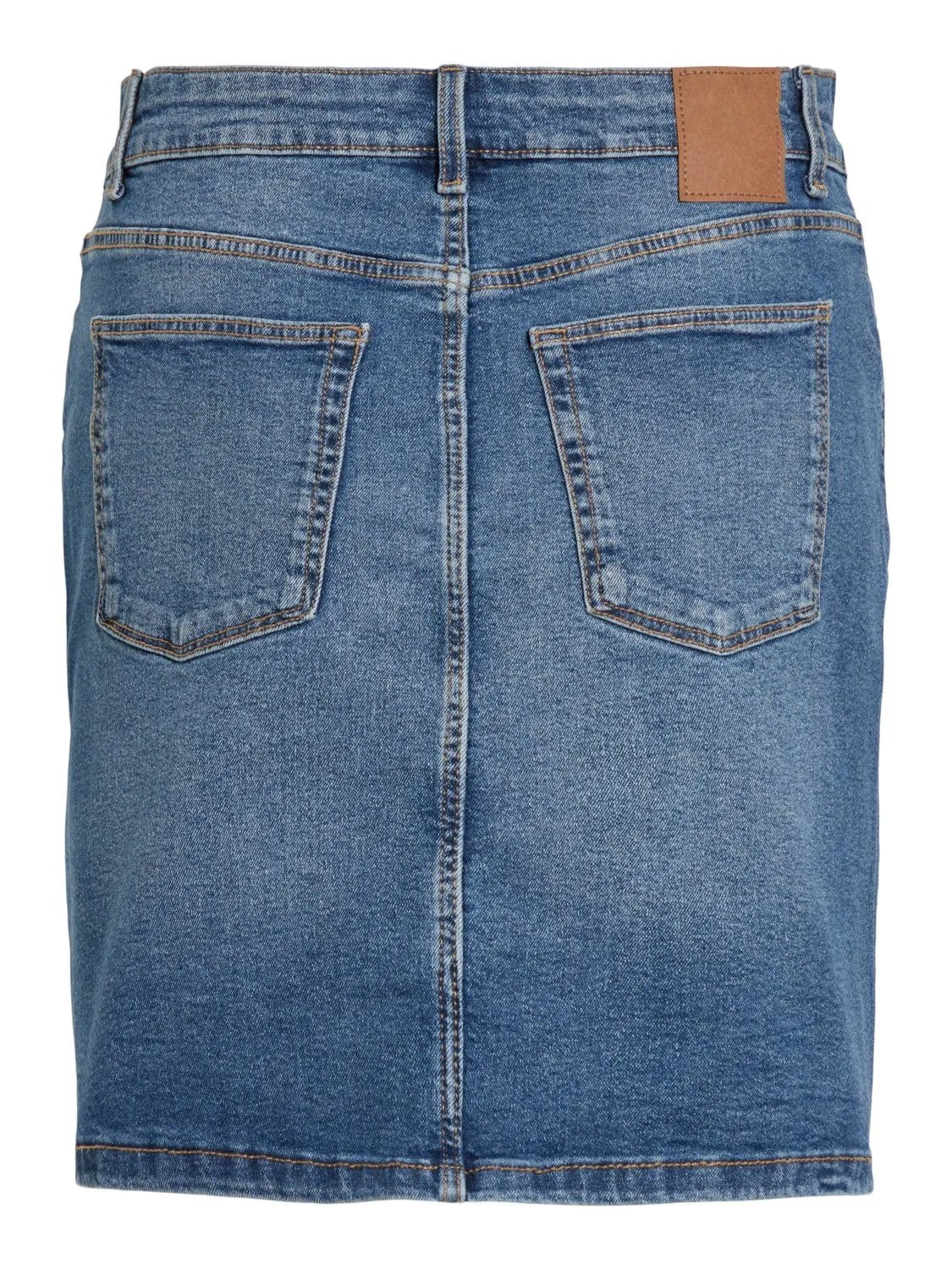 VIJO DENIM SKIRT (MEDIUM BLUE)