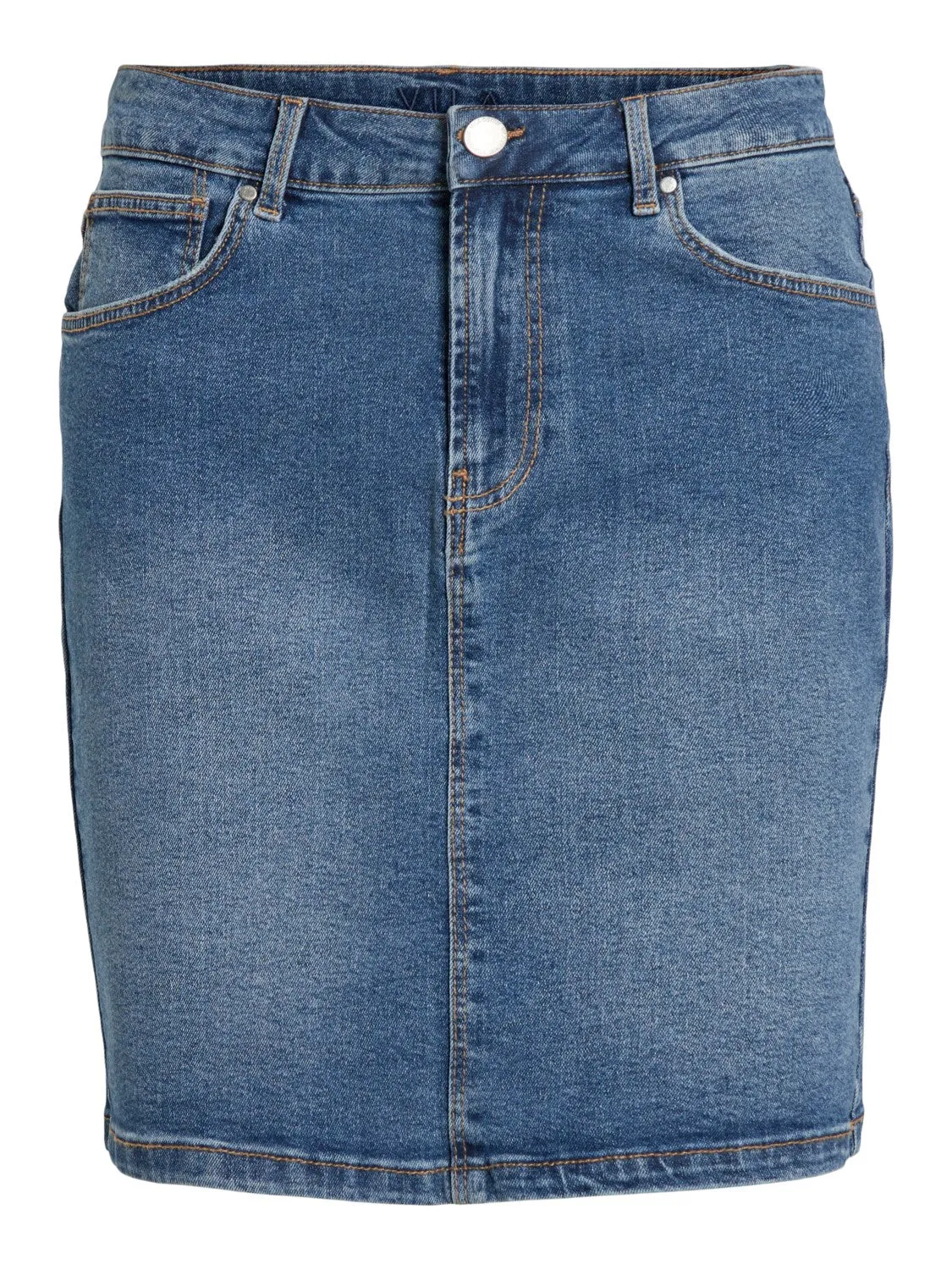 VIJO DENIM SKIRT (MEDIUM BLUE)