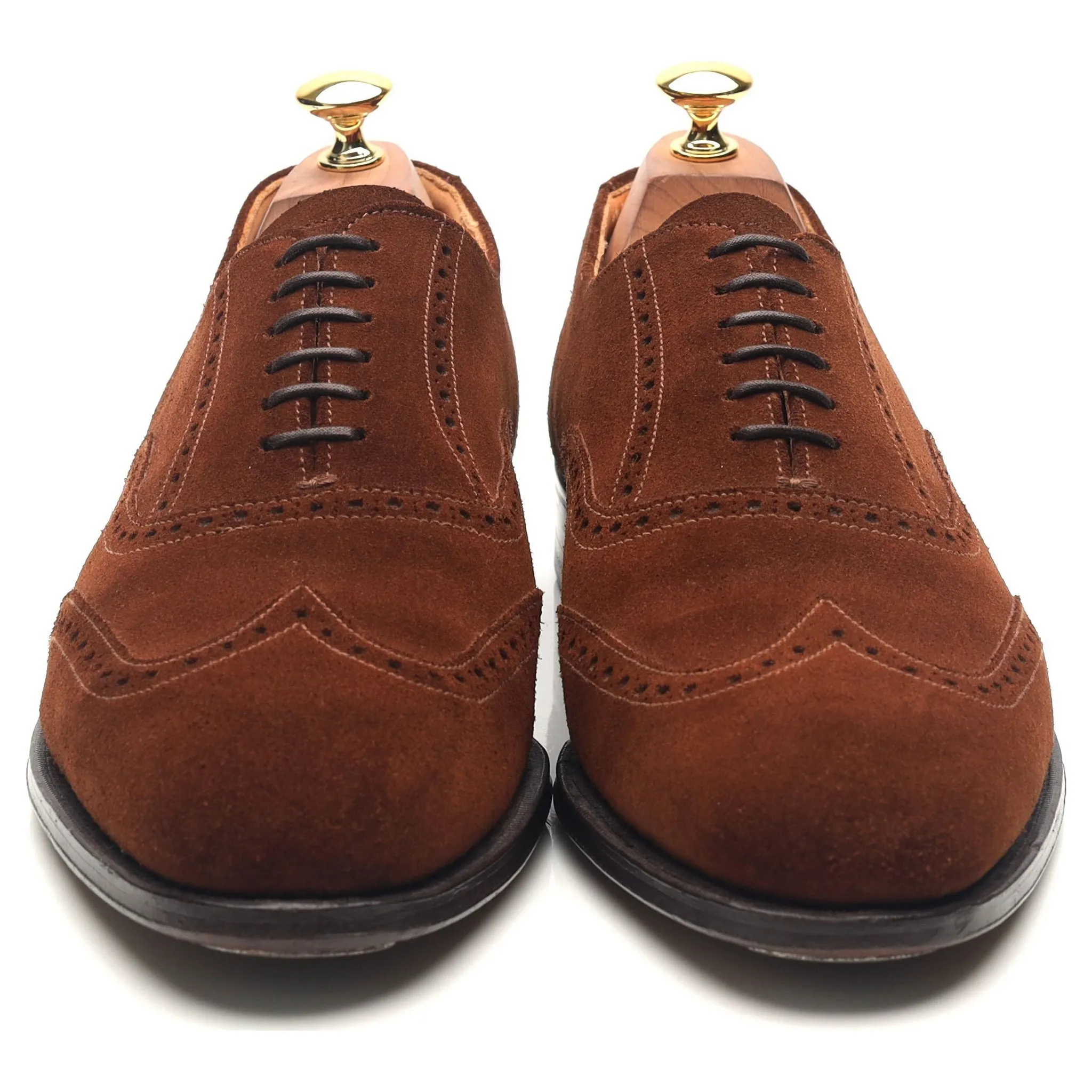 Vintage Brown Suede Brogues UK 10.5 EF