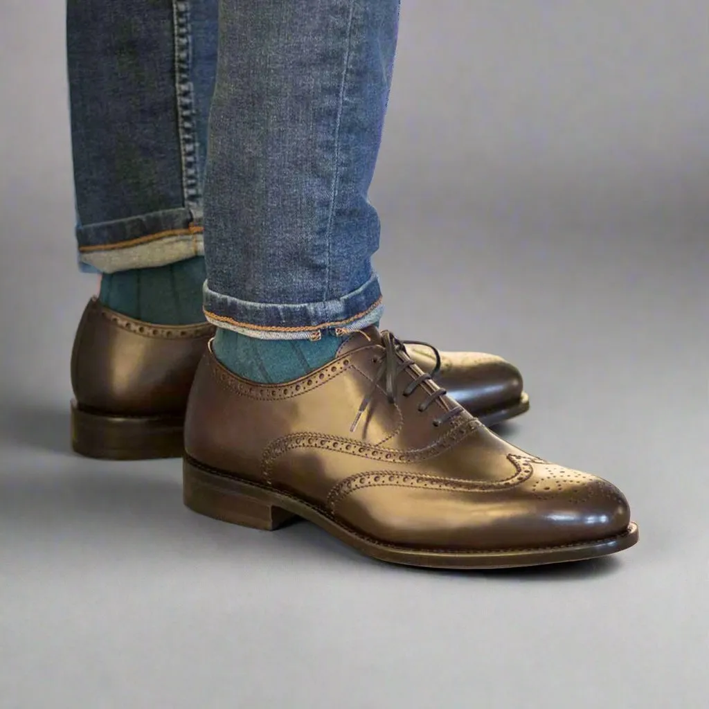 WINGTIPS DK BROWN (TRADITIONAL-Z1)