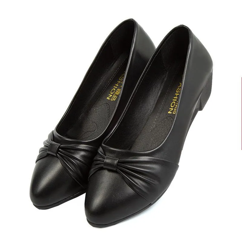 Women fashion casual shallow bowknot slip on loafers