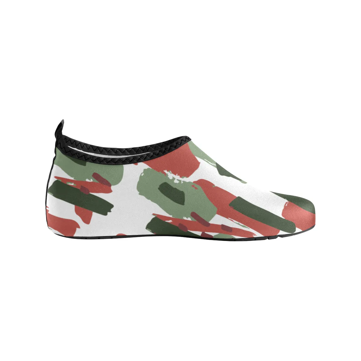 Women's Christmas Camouflage Print Barefoot Shoes